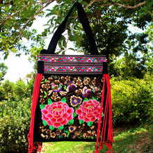 Price-promotion bag!2015 new national trend embroidered bags handmade flower embroidery ethnic clothshoulder bag handbags