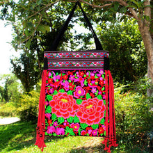 Price-promotion bag!2015 new national trend embroidered bags handmade flower embroidery ethnic clothshoulder bag handbags