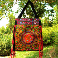 Price-promotion bag!2015 new national trend embroidered bags handmade flower embroidery ethnic clothshoulder bag handbags