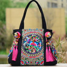 Ethnic Embroidery Canvas Bag