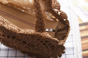 Bohemian Straw Beach Bags
