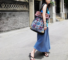 Ethnic handmade sequins messenger bag