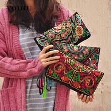Women Ethnic National Retro Butterfly Flower Bags