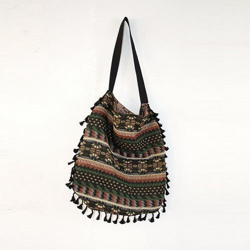 Ethnic Retro Knitting Handbag