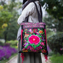 Price-promotion bag!2015 new national trend embroidered bags handmade flower embroidery ethnic clothshoulder bag handbags