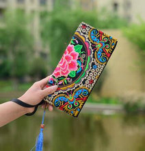 Ethnic Embroidery Wallet Bag