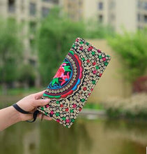 Ethnic Embroidery Wallet Bag
