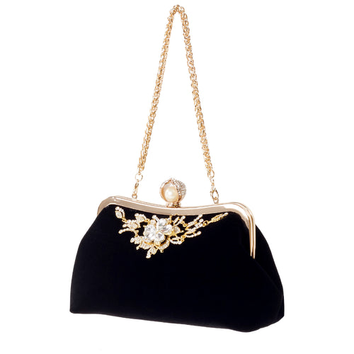 Flower Design Evening Bag
