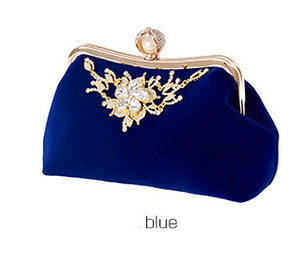 Flower Design Evening Bag