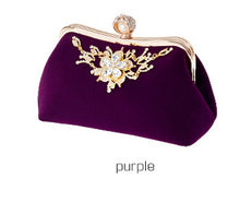 Flower Design Evening Bag