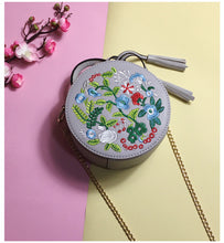 Ethnic embroidery flower bag