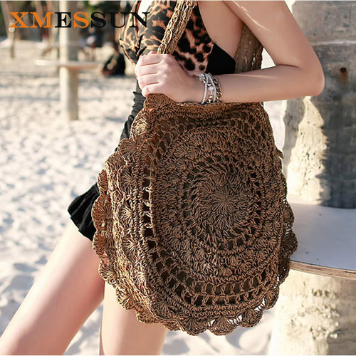 Bohemian Straw Beach Bags