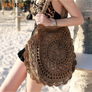 Bohemian Straw Beach Bags