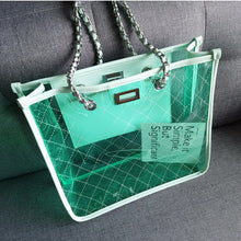Candy Color Jelly Clear Transparent Bag