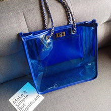 Candy Color Jelly Clear Transparent Bag
