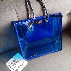 Candy Color Jelly Clear Transparent Bag