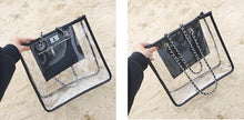 Candy Color Jelly Clear Transparent Bag