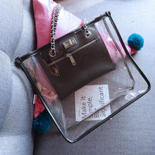 Candy Color Jelly Clear Transparent Bag