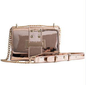 High Quality Patent Leather Flap Shoulder Bag