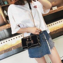 High Quality Patent Leather Flap Shoulder Bag
