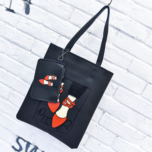 Leather Big Shoulder Bags