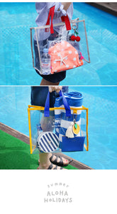 Beach Transparent  Messenger Bag