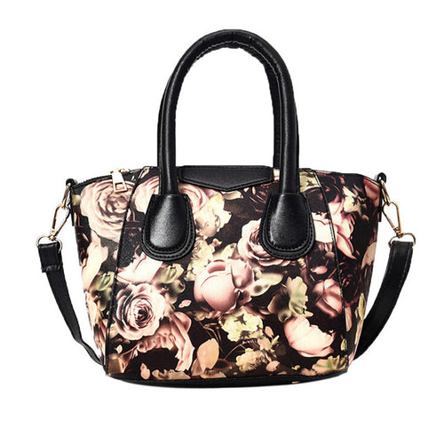 Flower Butterfly Printed Large Casual Bags