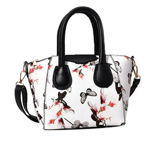 Flower Butterfly Printed Large Casual Bags