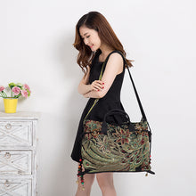 Ethnic original embroidery tote bag